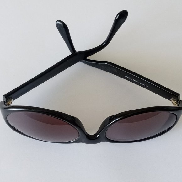 Jones New York Eyeglasses Sunglasses Oval Frame Ladies Vintage Black - Picture 5 of 5